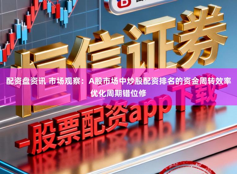 配资盘资讯 市场观察：A股市场中炒股配资排名的资金周转效率优化周期错位修