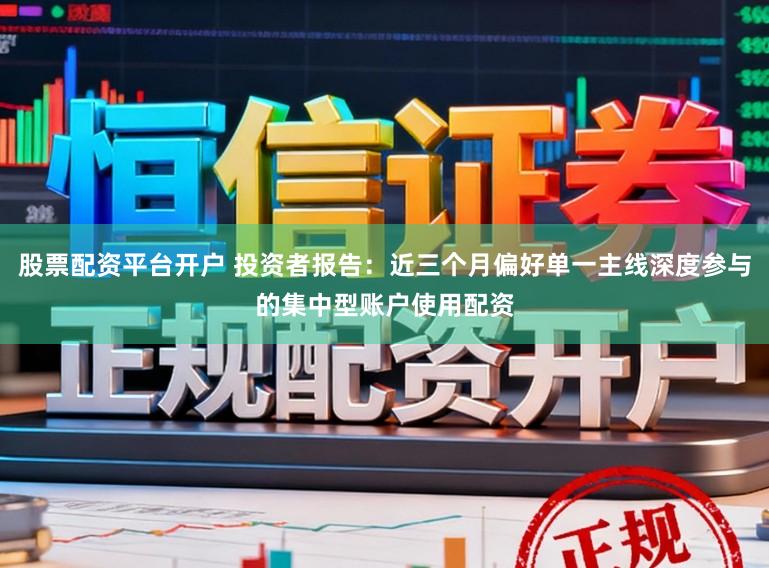 股票配资平台开户 投资者报告:近三个月偏好单一主线深度参与的集中型账户使用配资