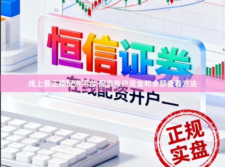 线上最正规配资平台 配资账户资金和余额查看方法